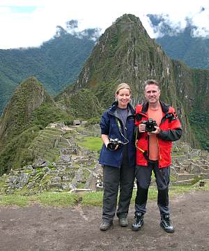 Alfi und Cordula am Machu Picchu